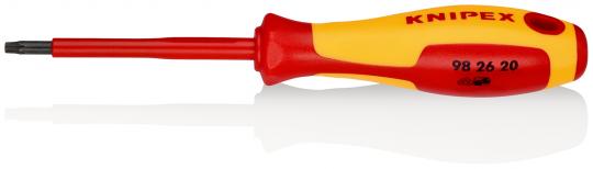 Screwdriver for Torx® screws insulating multi-component handle, VDE-tested burnished 185 mm 