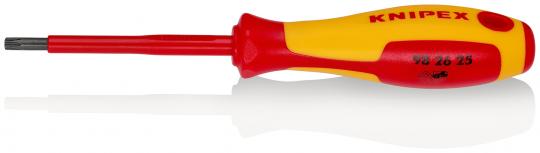 Screwdriver for Torx® screws insulating multi-component handle, VDE-tested burnished 185 mm 