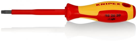 Screwdriver for Torx® screws insulating multi-component handle, VDE-tested burnished 210 mm 
