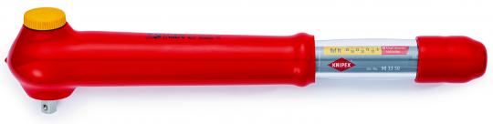 Torque Wrench with driving square, reversible 385 mm 