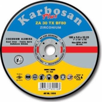 Trennscheibe Spezial für Guß, gekröpft, 230x2.5x22,  Karbosan 