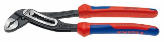 Alligator® Wasserpumpenzange mit Mehrkomponenten-Hüllen schwarz atramentiert 300 mm KNIPEX8802300