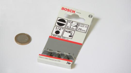 BOSCH Schlitz-Bit 5,5x0,8x25 