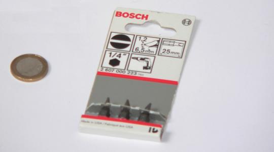 BOSCH Schlitz-Bit 6,5x1,2x25 