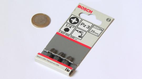 BOSCH Pozidriv-Bit PZ3x25 