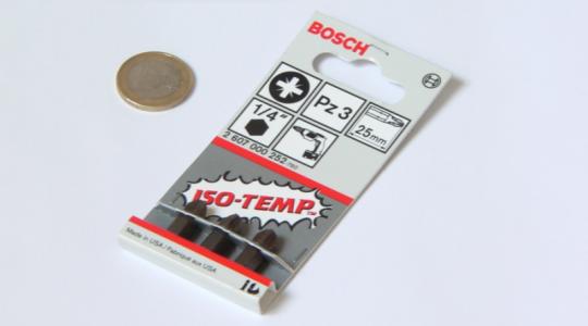 BOSCH Pozidriv-Bit PZ3x25 