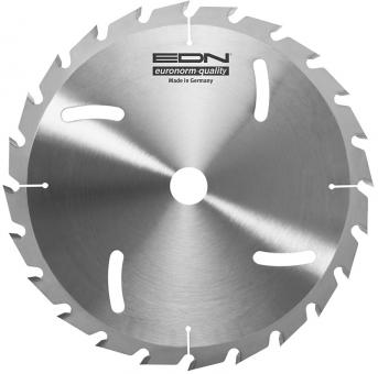 Flachzahn-Kreissägeblatt - mit HW (HM) bestückten Räumern, D=530, Z=24 EDN038530