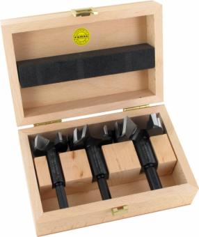 Bormax® 2.0, Forstner Bit 3 pcs. Set in wooden case Ø 40, 50, 60 mm 