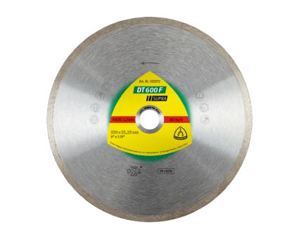 DT 600 F Diamanttrennscheiben, 125 x 1,6 x 22,23 mm 1,6 x 7 mm, geschlossener Rand 