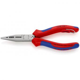 Verdrahtungszange mit Mehrkomponenten-Hüllen verchromt 160 mm KNIPEX1305160