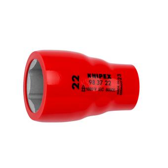 Socket wrench insert for hexagon screws with 3/8" square drive 