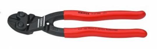 CoBolt® Cortabulones compacto recubiertos de plástico negro atramentado 200 mm 