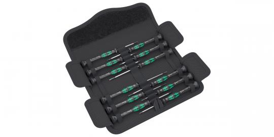 Kraftform Micro 12 Universal 1 Elektroniker-Schraubendrehersatz, 12-teilig 