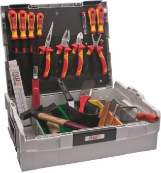 Elektriker-Werkzeugkoffer, SORTIMO L-BOXX, 23-teilig 