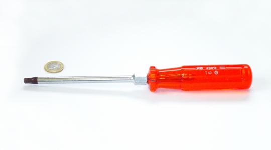 TORX-Schraubendreher mit Bohrung T40x140 