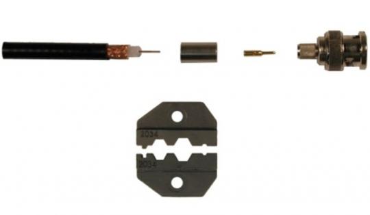 Matrices de engarce  para la herramienta de engarce TF PLUS - para las matrices de los conectores coaxiales C59 