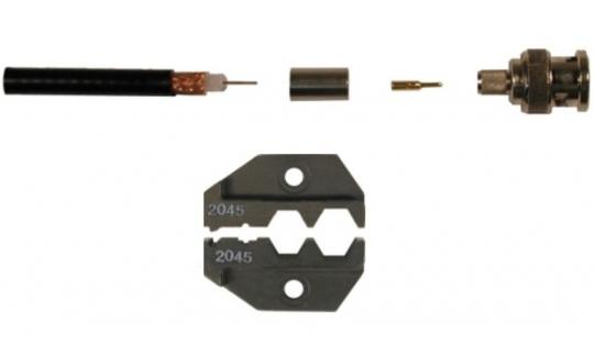 Matrices de engarce  para la herramienta de engarce TF PLUS - para matrices de conectores coaxiales C6 