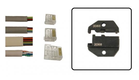 Matriz de engaste  para la herramienta de engaste TF PLUS - para los conectores WE10-A no apantallados. 