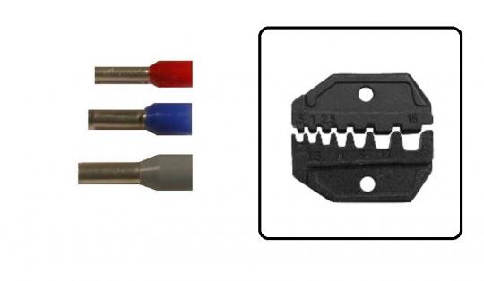 Crimpeinsatz für crimptool TF PLUS - Aderendhülsen WF16 