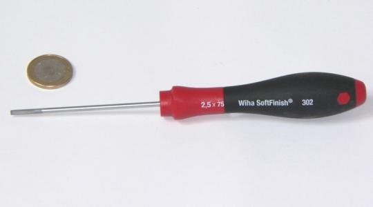 SoftFinish® Schlitz-Schraubendreher 2,5x75 