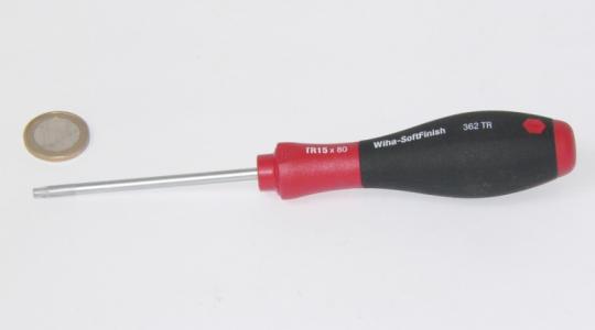 SoftFinish 362 TORX-Schraubendreher mit Bohrung TRBO15x80 