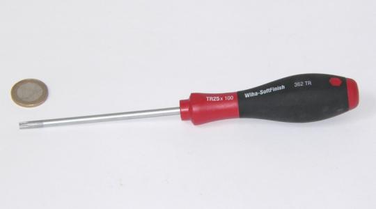 SoftFinish 362 TORX-Schraubendreher mit Bohrung TRBO25x100 