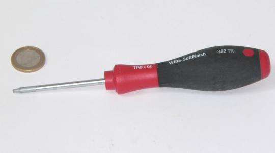 SoftFinish TORX-Schraubendreher mit Bohrung TRBO9x60 