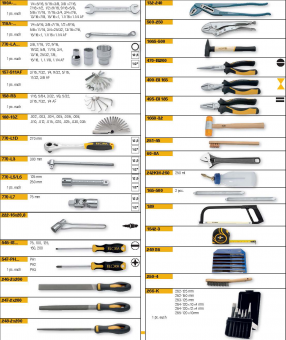 Tool Assortment 89-pcs., ELORA-WS-2A 