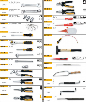 Tool Assortment 85-pcs., ELORA-WS-6M 