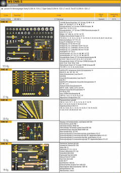 Tool Assortment Industrial, ELORA-WS OMS-5 