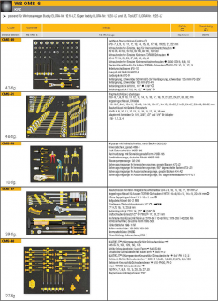 Tool Assortment Automotive, ELORA-WS OMS-6 