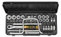 STECKSCHLÜSSEL-SATZ 1/2", 12-KANT+INNEN-SECHSKANT, 31-teilig 10-32MM, ELORA-770-LIMU