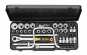 STECKSCHLÜSSEL-SATZ 1/2", 12-KANT+XZN, 31-teilig 10-32MM, ELORA-770-LXZNU