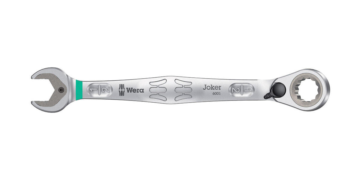 WERA 6001 Joker Switch, Juego de llaves combinadas con carraca, 11 piezas